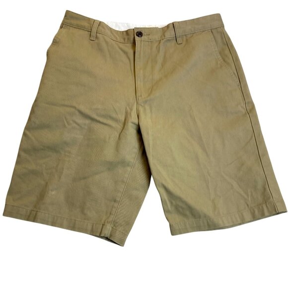 Dockers Men's Shorts Size 32 Khaki Chino Cotton Blend Casual Wear - Picture 1 of 11